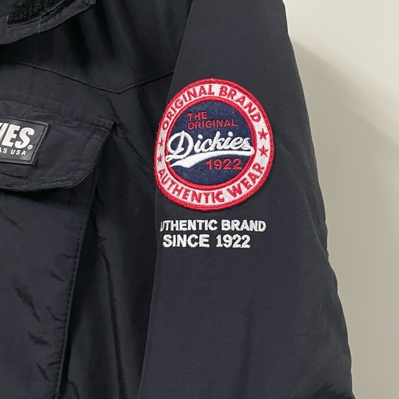 DICKIES AUTHENTIC BLACK PARKA PUFFER JACKET FOR MEN’S & WOMEN’S - Picture 8 of 14